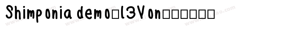 Shimponiademo-L3Von字体转换