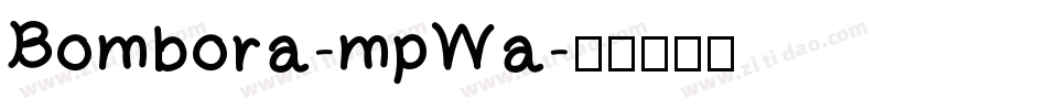 Bombora-mpWa字体转换