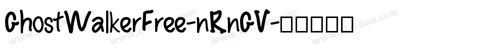 GhostWalkerFree-nRnGV字体转换