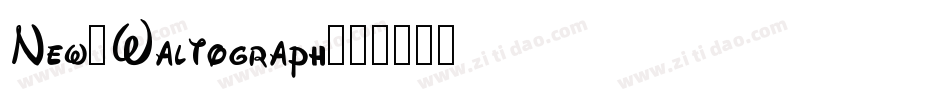 New-Waltograph字体转换