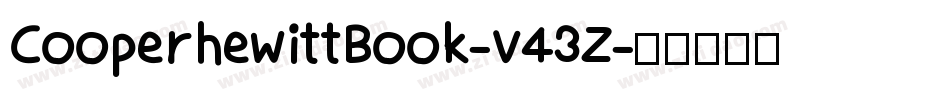 CooperhewittBook-v43Z字体转换