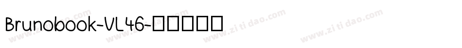 Brunobook-VL46字体转换
