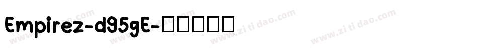 Empirez-d95gE字体转换