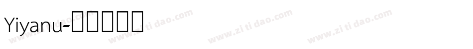 Yiyanu字体转换