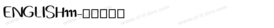 ENGLISH111字体转换