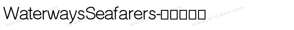 WaterwaysSeafarers字体转换