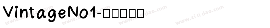 VintageNo1字体转换