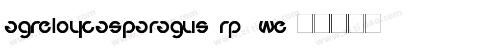 Agreloycasparagus-Rp9We字体转换