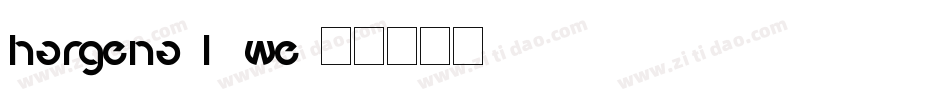 Hargena-l2We字体转换
