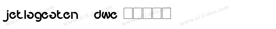 JetlagEaten-2dWe字体转换