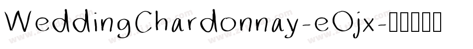 WeddingChardonnay-eOjx字体转换