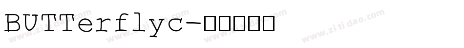 BUTTerflyc字体转换