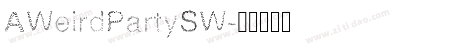AWeirdPartySW字体转换