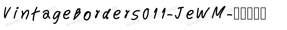 VintageBorders011-JeWM字体转换