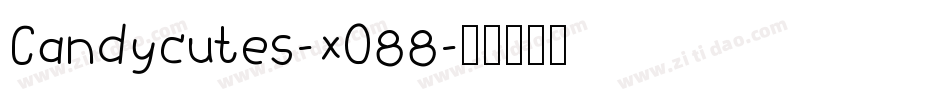 Candycutes-xO88字体转换