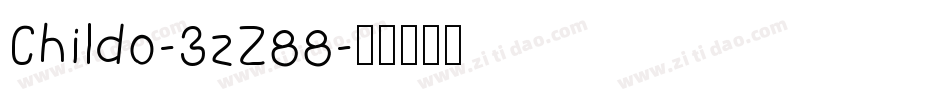 Childo-3zZ88字体转换