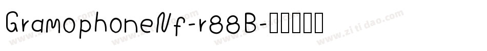 GramophoneNf-r88B字体转换
