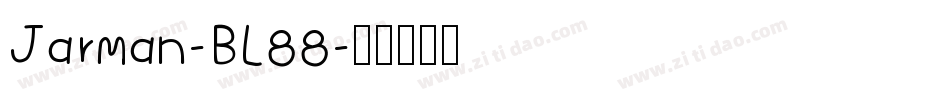 Jarman-BL88字体转换