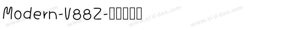 Modern-V88Z字体转换