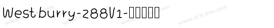 Westburry-z88V1字体转换