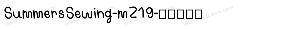 SummersSewing-mZ19字体转换