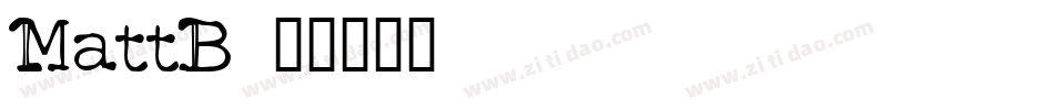 MattB字体转换