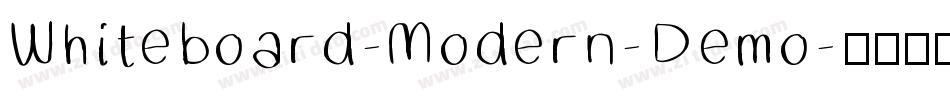 Whiteboard-Modern-Demo字体转换