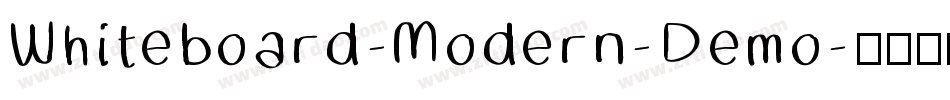 Whiteboard-Modern-Demo字体转换