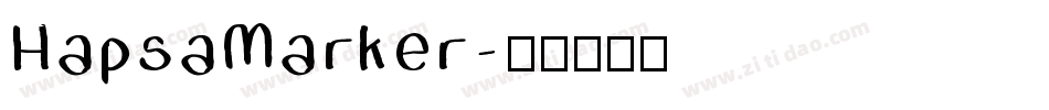 HapsaMarker字体转换