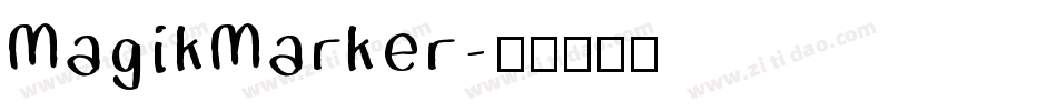 MagikMarker字体转换