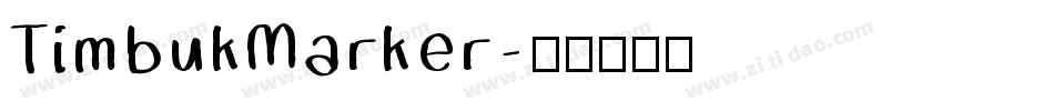 TimbukMarker字体转换
