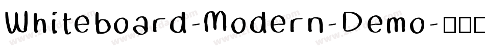 Whiteboard-Modern-Demo字体转换