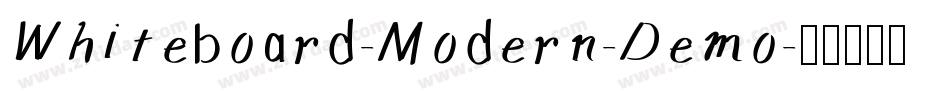 Whiteboard-Modern-Demo字体转换