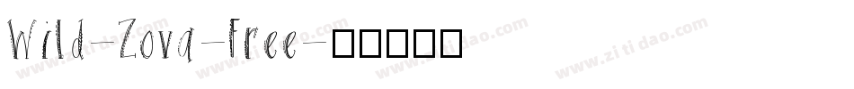 Wild-Zova-Free字体转换