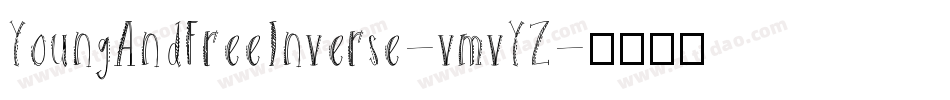 YoungAndFreeInverse-vmvYZ字体转换