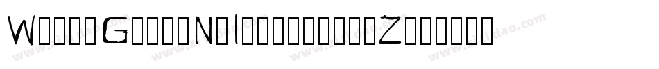 Wild2GhixmNcItalic-pqrZ字体转换
