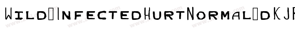 Wild3InfectedHurtNormal-dKJR字体转换