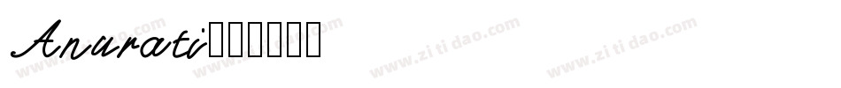Anurati字体转换