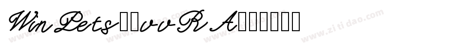 WinPets2-vvRA字体转换