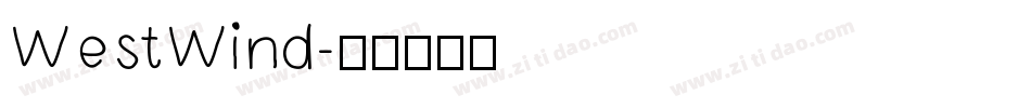 WestWind字体转换