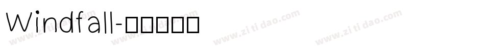 Windfall字体转换