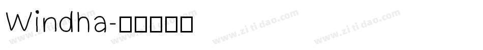 Windha字体转换