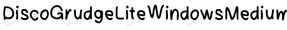 DiscoGrudgeLiteWindowsMedium-0zwv字体转换