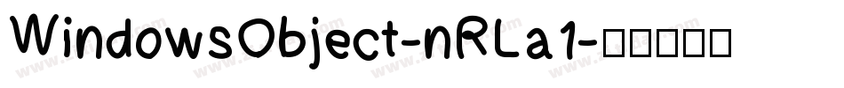 WindowsObject-nRLa1字体转换