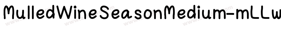 MulledWineSeasonMedium-mLLwG字体转换
