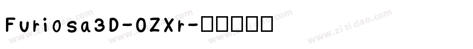 Furiosa3D-0ZXr字体转换