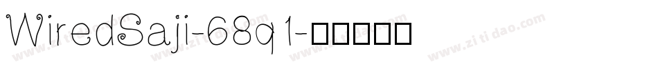 WiredSaji-68q1字体转换