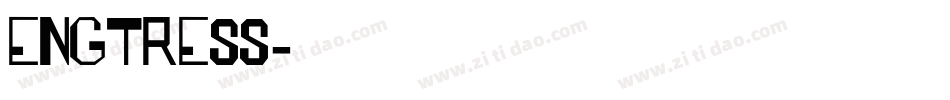 EngTRESS字体转换