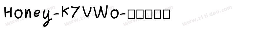 Honey-K7VWo字体转换