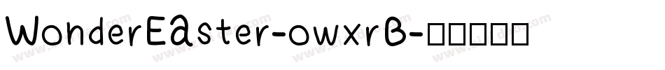 WonderEaster-owxrB字体转换